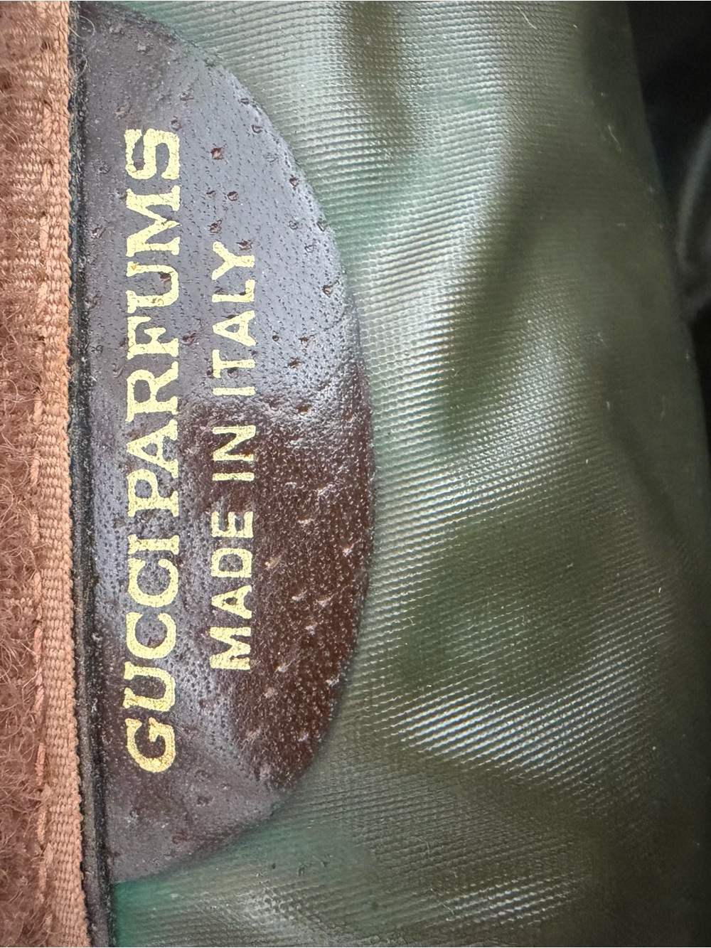 Gucci Brown & Tan GG Canvas Card Holder with Leather Trim - Picture 4 of 8